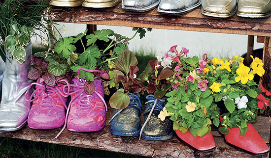 květináče z bot