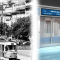 Historická fotografie tramvají na Václavském náměstí a koncept stanice Metra D