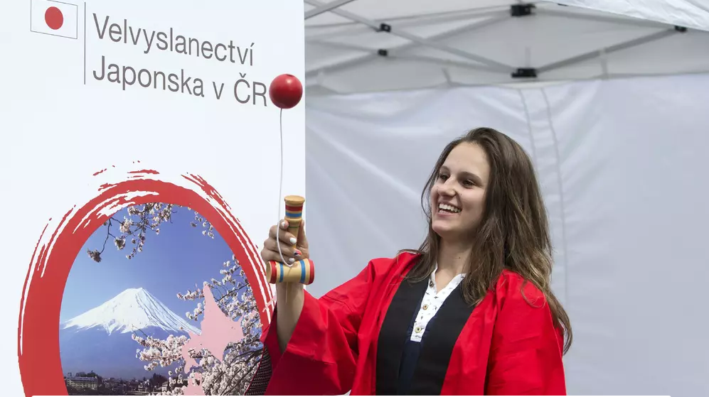 fotografie olympionistky na festivalu