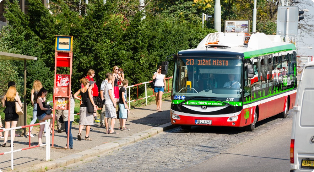 elektrobus testovaný DPP