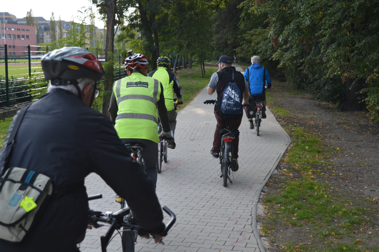 momentka z loňské jízdy po EuroVelo 4