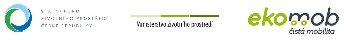 loga Státního fondu ŽP, Ministerstva ŽP a projektu Ekomob