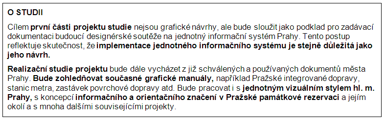 charakteristika první fáze a realizační fáze projektu