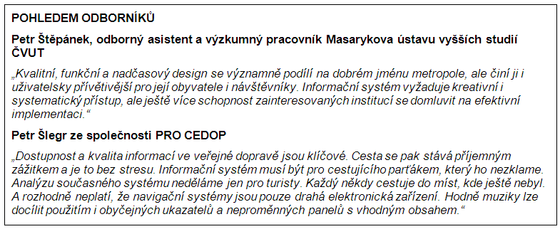 Odborníci z ČVUT a PRO CEDOP  o projektu