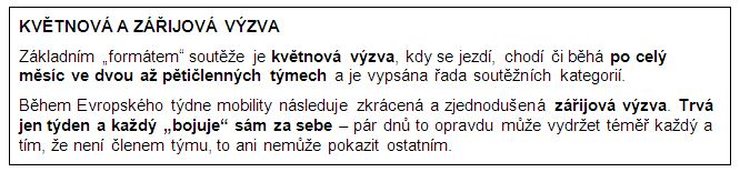 informace o květnové a zářijové výzvě - v rámečku