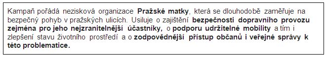 rámeček s informacemi o Pražských matkách