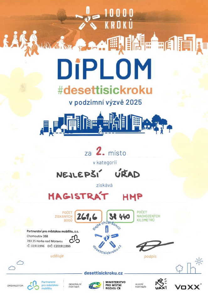 diplom 2. místo