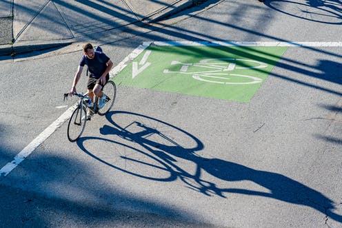 Jízdda na kole je pro snížení emisí klíčová | zdroj: theconverstaion.com