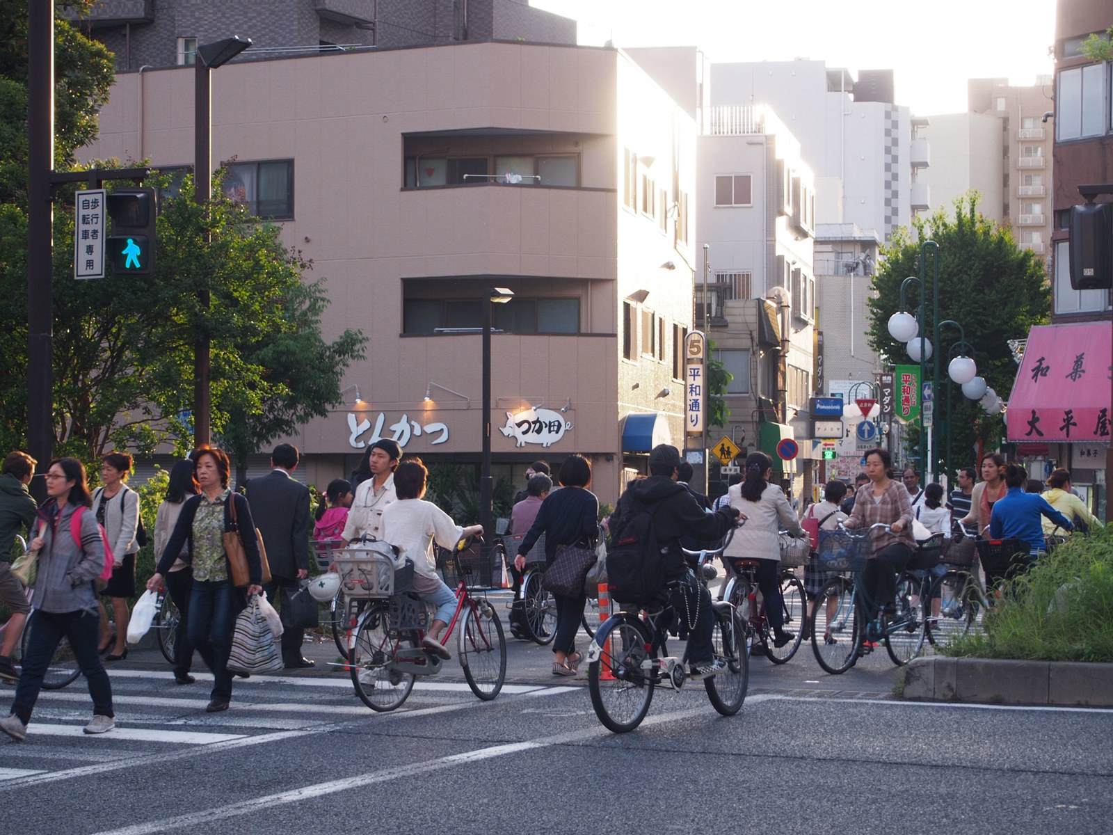 cyklisté v Tokiu