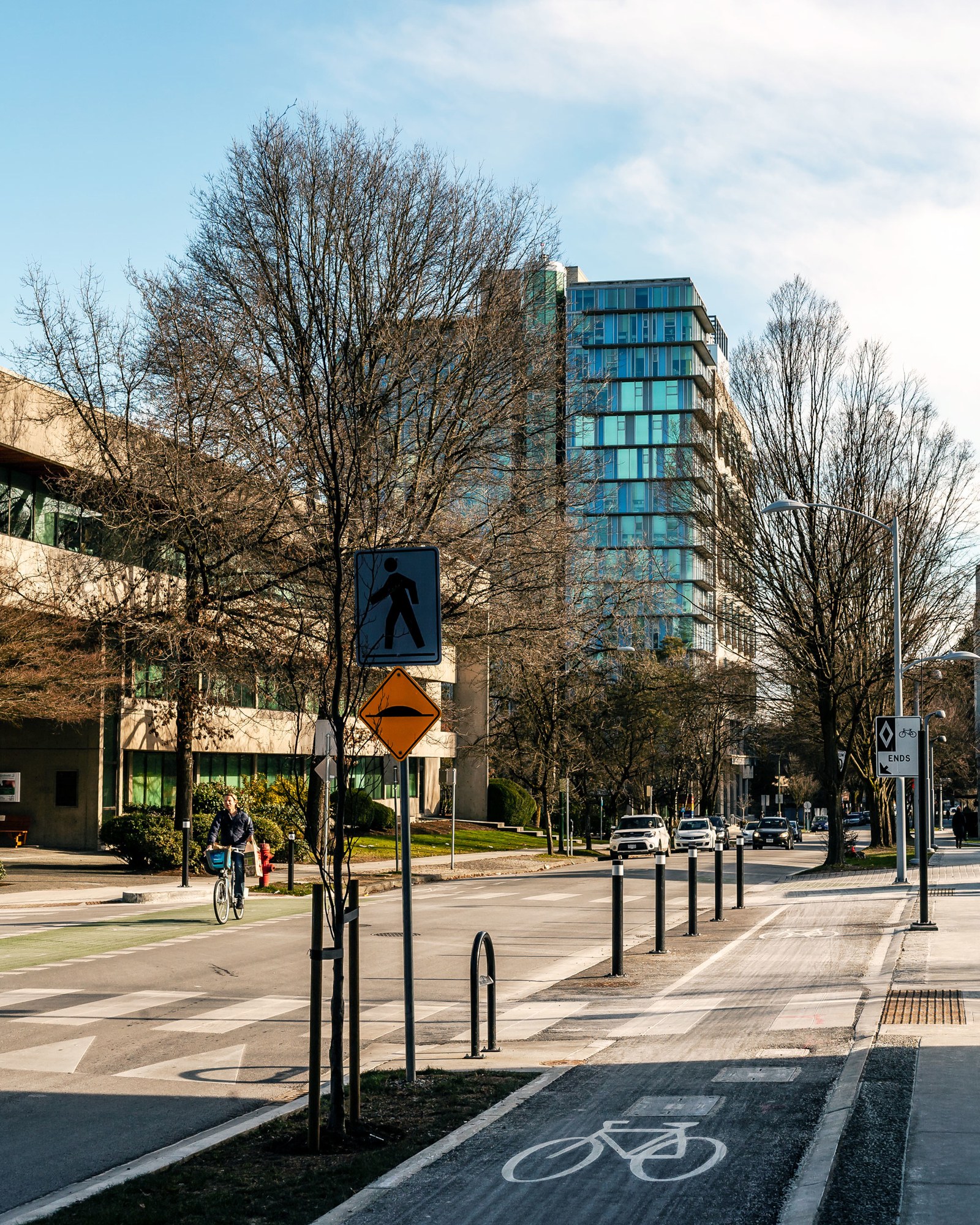 cyklisté ve Vancouveru