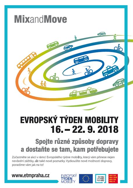 plakát Evropského týdne mobility 2018