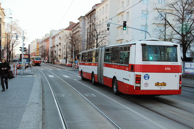Preferenční opatření pro autobusy - Bohemians