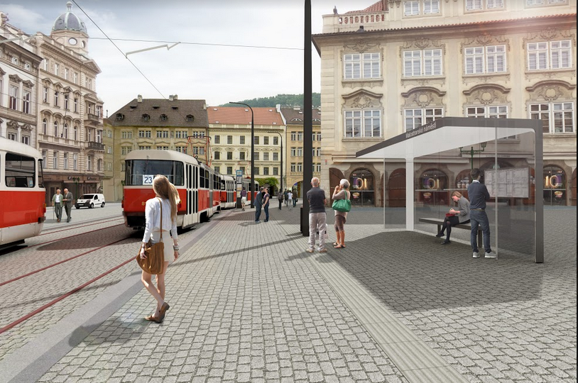 vizualizace budoucí podoby náměstí