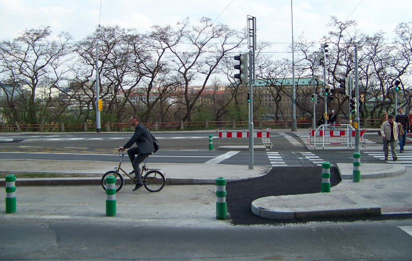 cyklista na ulici