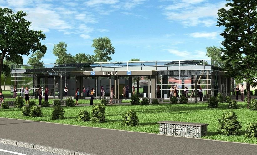 vizualizace budoucí stanice metra D "Libuš"