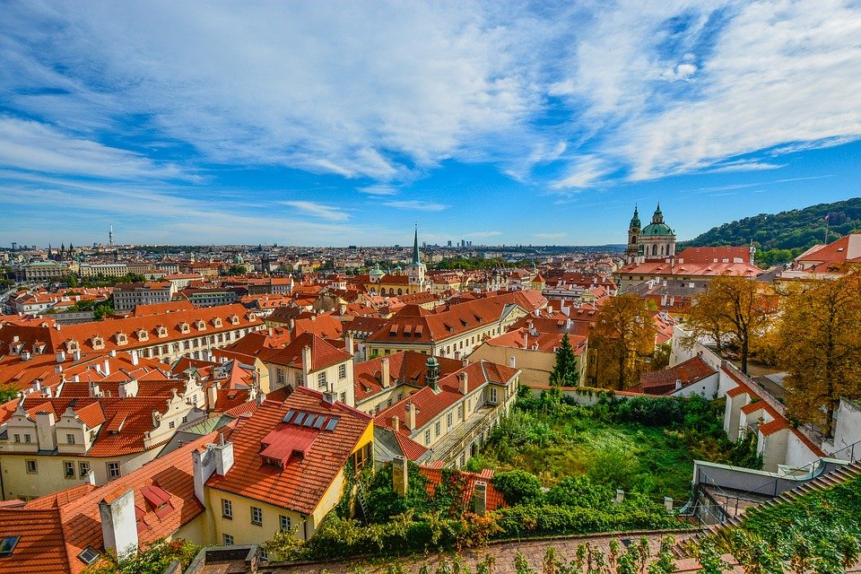 PANORÁMA pRAHY - foto z Malé Strany