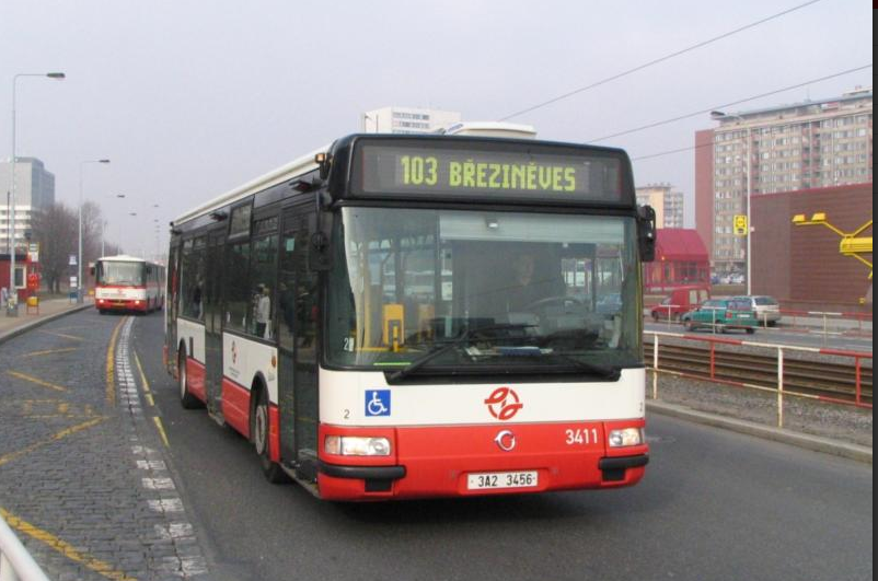 foto jednoho z pražských citybusů
