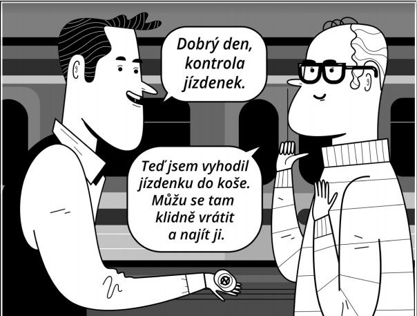 Obrázek z komiksu kampaně - na ukázku