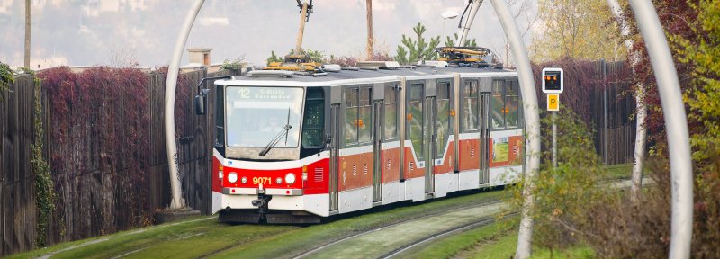 foto pražské tramvaje