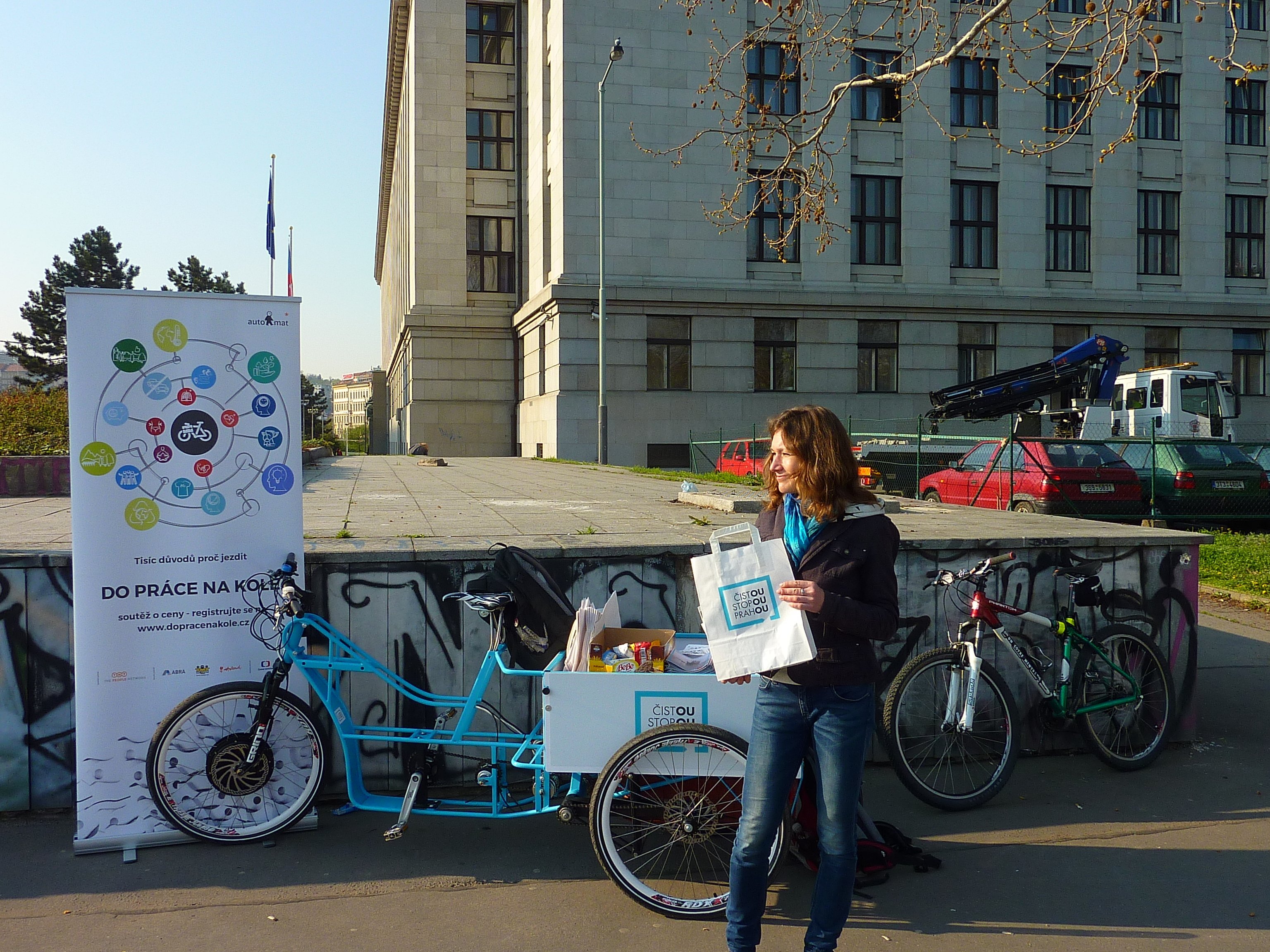 momentka z loňského ročníku akce Snídaně pro cyklisty