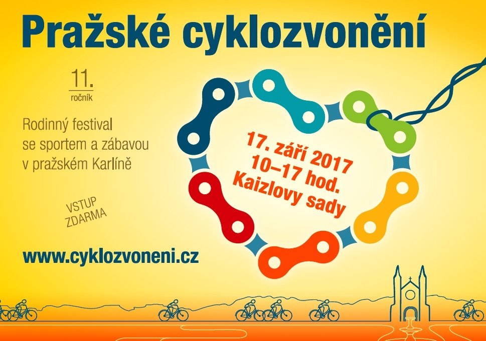 plakát Pražské cyklozvonění 2017