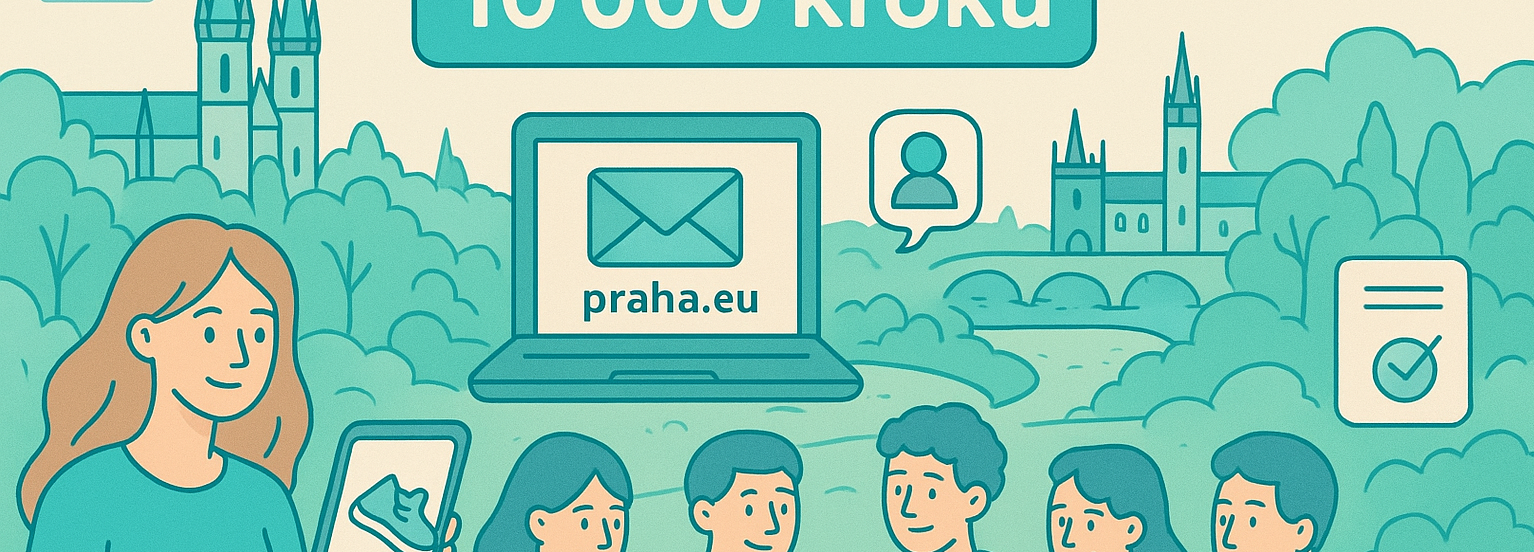 ušlé kroky, sdílená snídaně