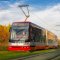 foto pražské tramvaje jedoucí na síídliště Barrandov