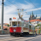 foto historické tramvaje na lince č. 41